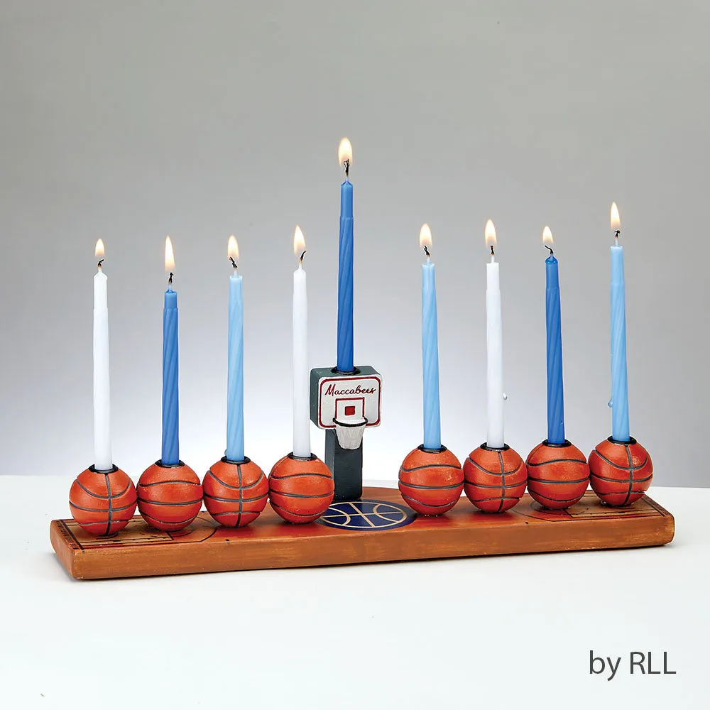 Basketball Menorah