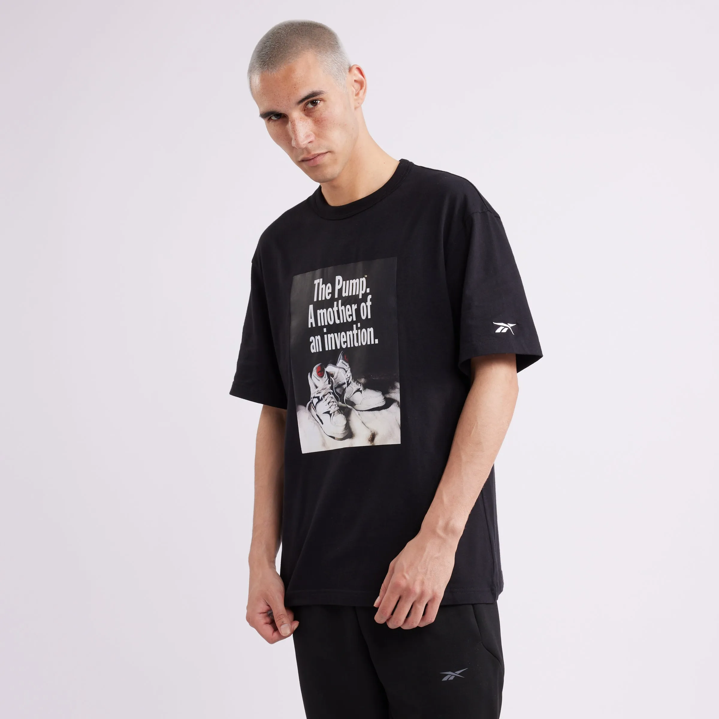 Basketball Pump Graphic Tee Black