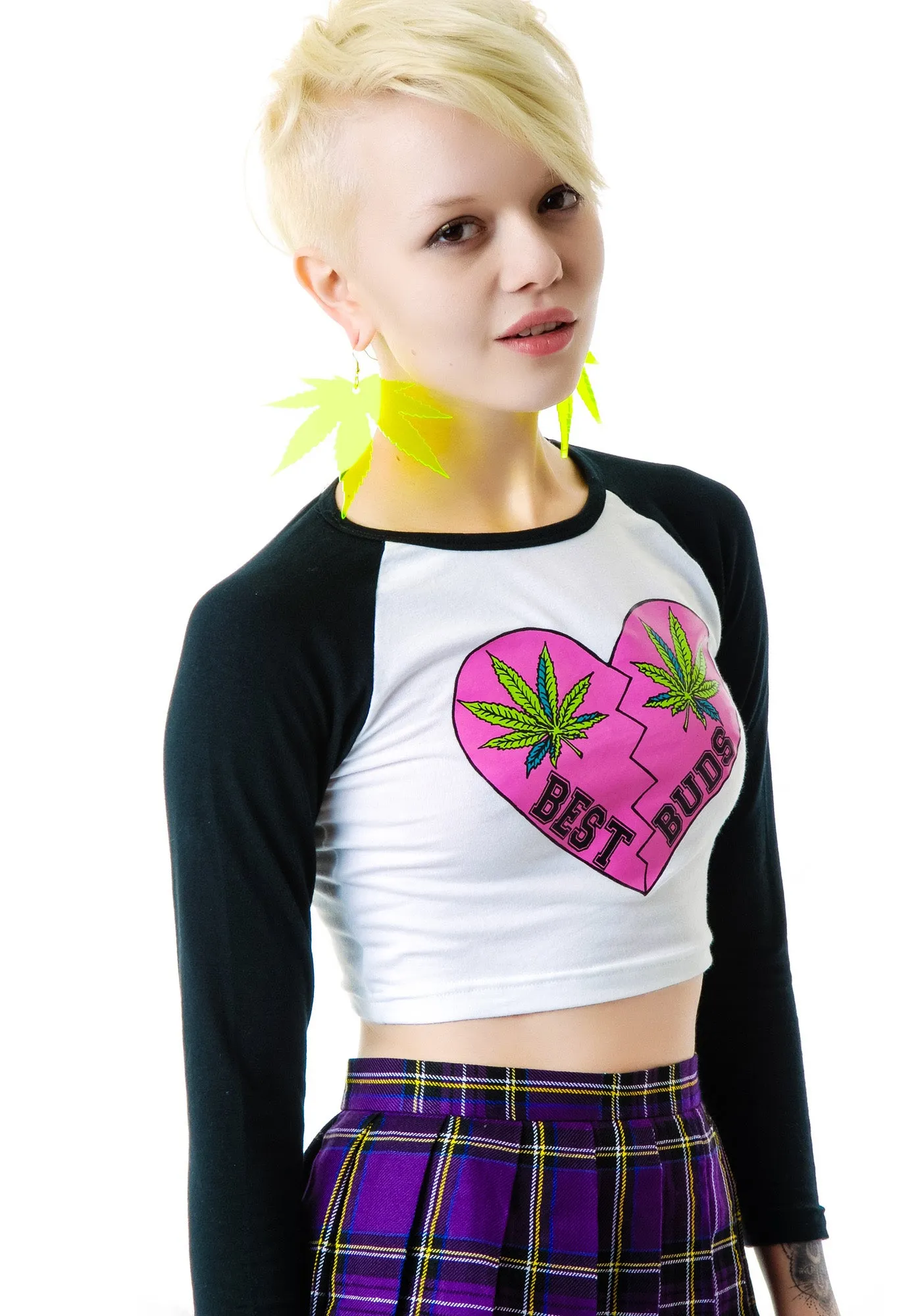 Best Buds Baseball Crop Top-