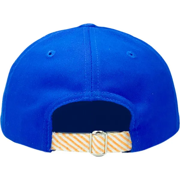 Bits & Bows Sports Baseball Hat, Bradley Blue