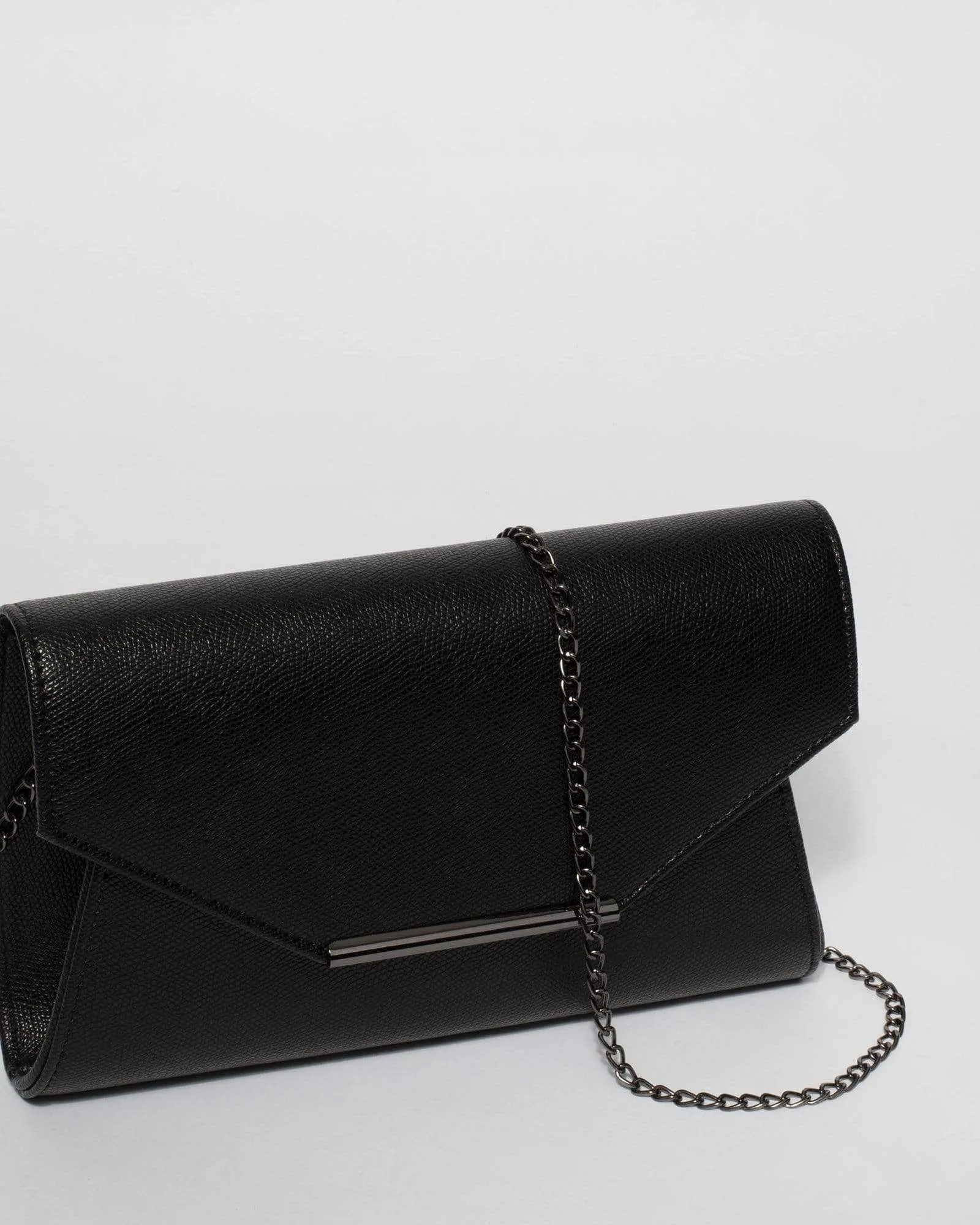 Black Brianna Eve Clutch Bag