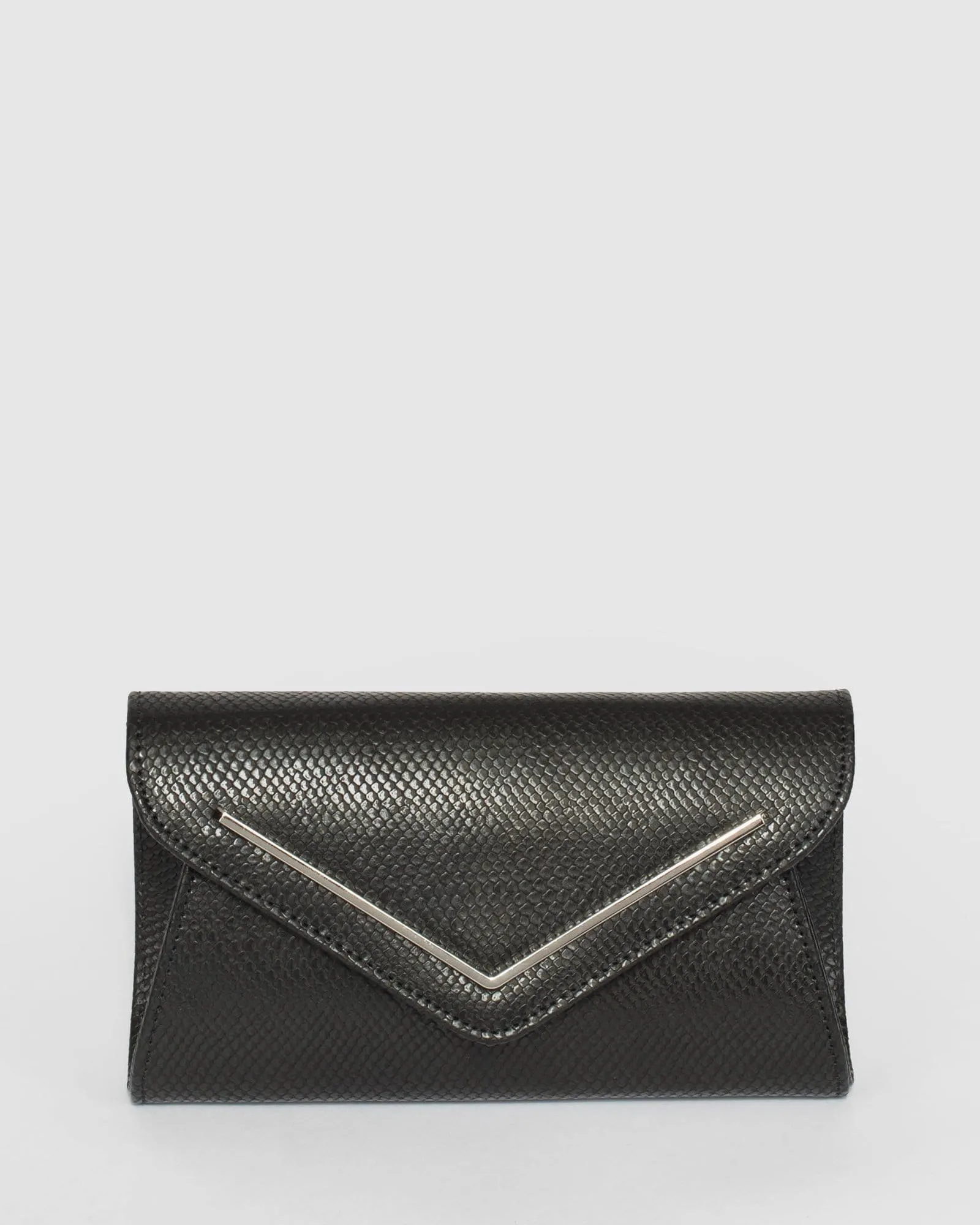 Black Clare Bar Clutch Bag