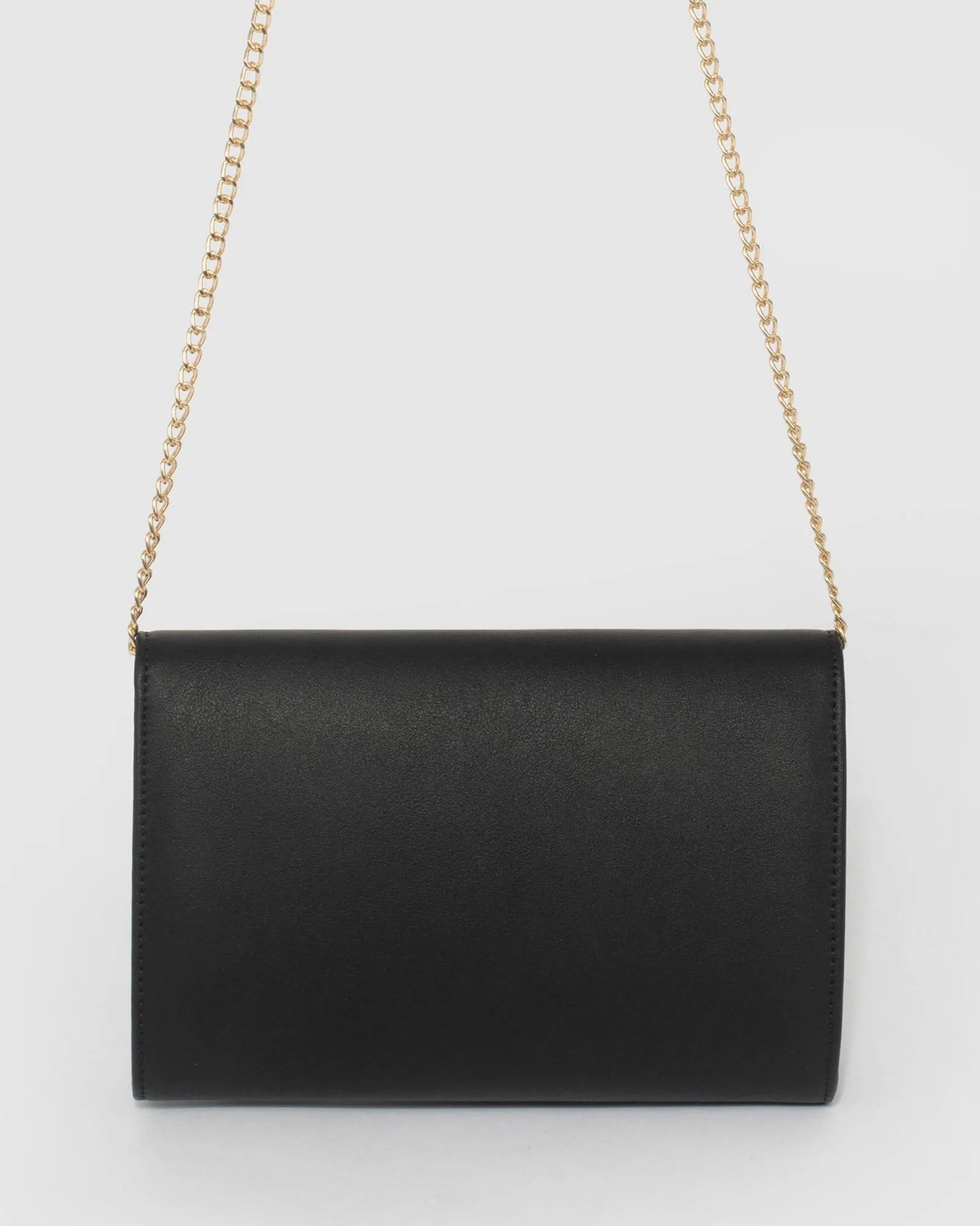 Black Eve Buckle Clutch Bag