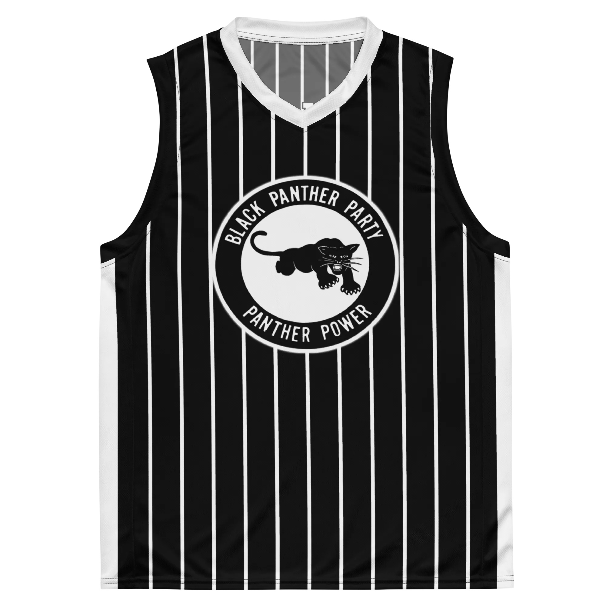 Black Panther Party Recycled Basketball Jersey