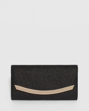 Black Sammi Evening Clutch Bag