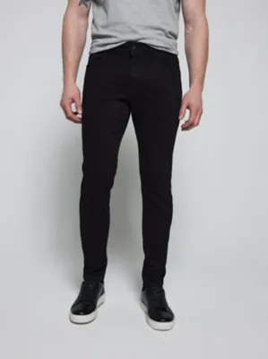 Black Skinny Fit Jeans With Stretch | Men | George at ASDA