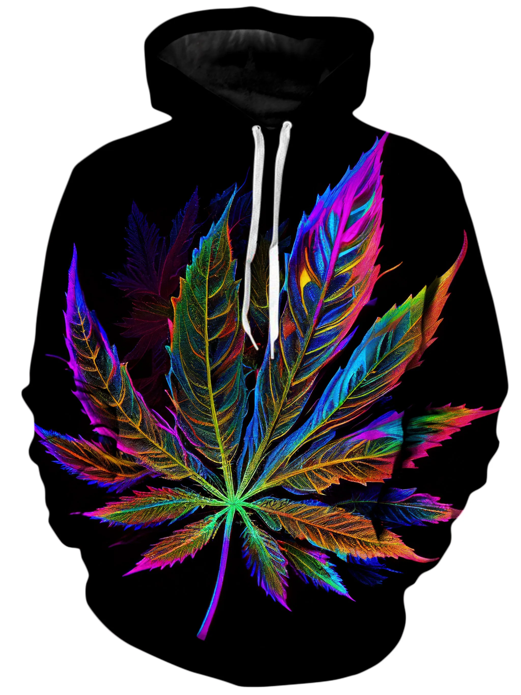 Blacklight Weed Hoodie and Joggers Combo