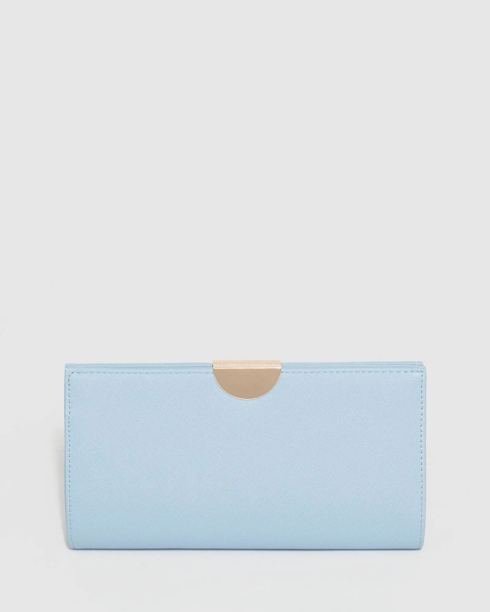 Blue Carlie Clutch Bag