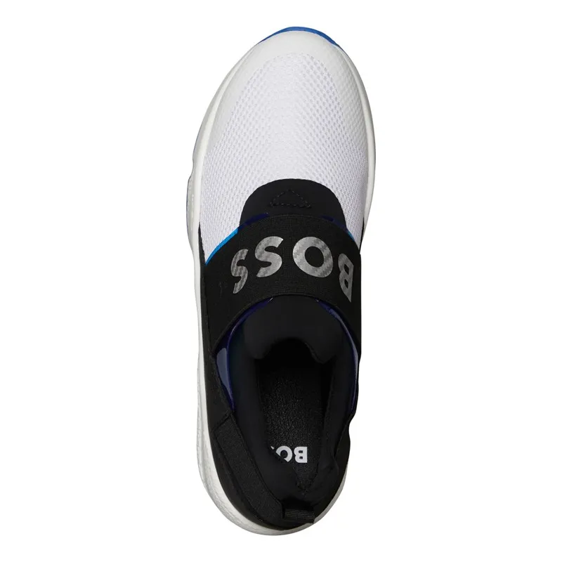 BOSS Junior Boys Casual 3 D2 Trainers Electric Blue