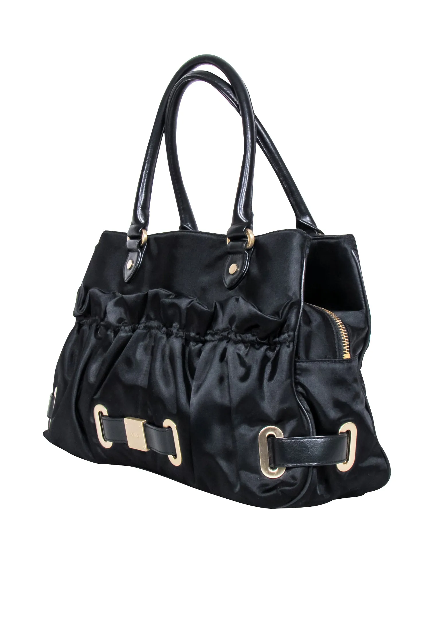 Botkier - Black Satin Large Shoulder Bag