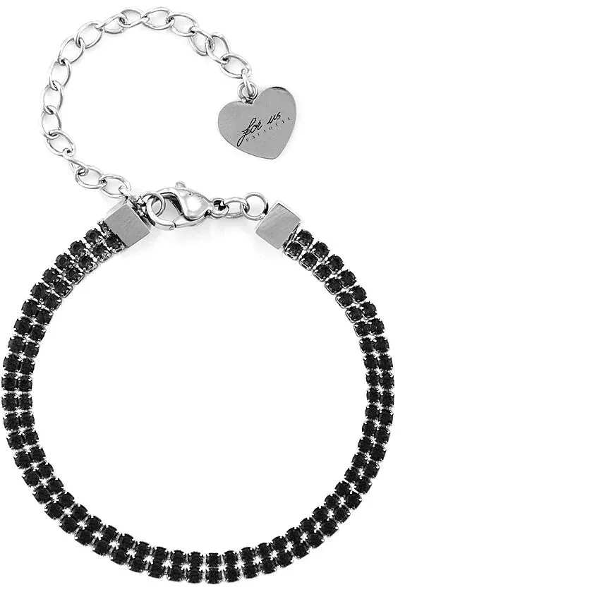 Bracciale tennis in acciaio Cesare Paciotti 4US 4UBR6323W