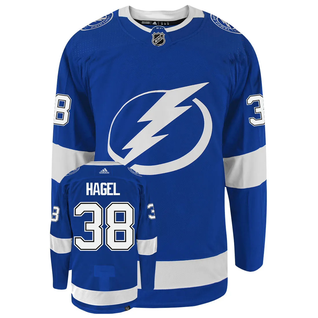 Brandon Hagel Tampa Bay Lightning Adidas Primegreen Authentic NHL Hockey Jersey     