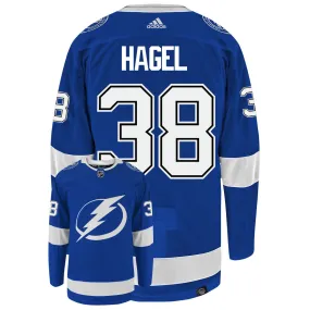 Brandon Hagel Tampa Bay Lightning Adidas Primegreen Authentic NHL Hockey Jersey     