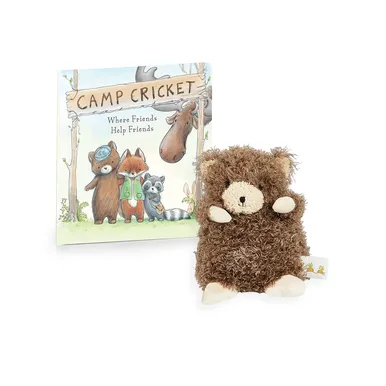 Bunnies by the Bay Camp Cricket Board Book & Wee Cubby Set