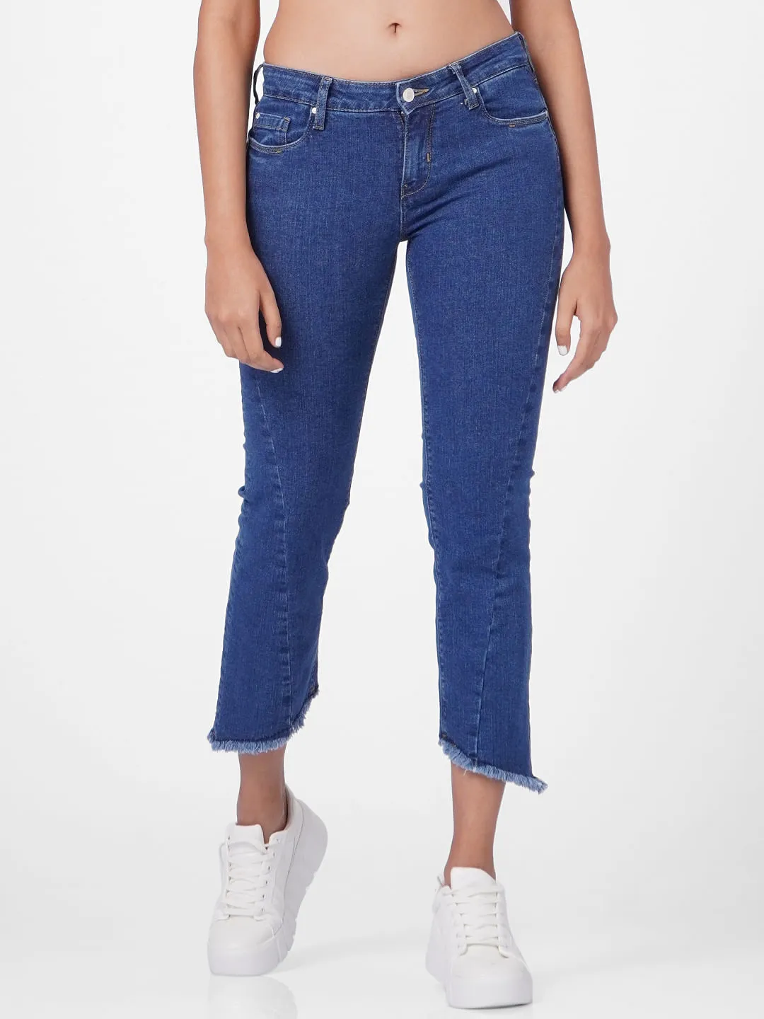 Buy Blue High Rise Flared Jeans For Women Online - ONLY