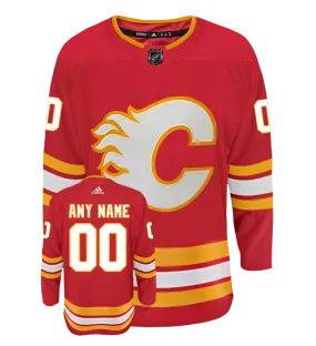 Calgary Flames Adidas Authentic Home 2020 NHL Hockey Jersey     