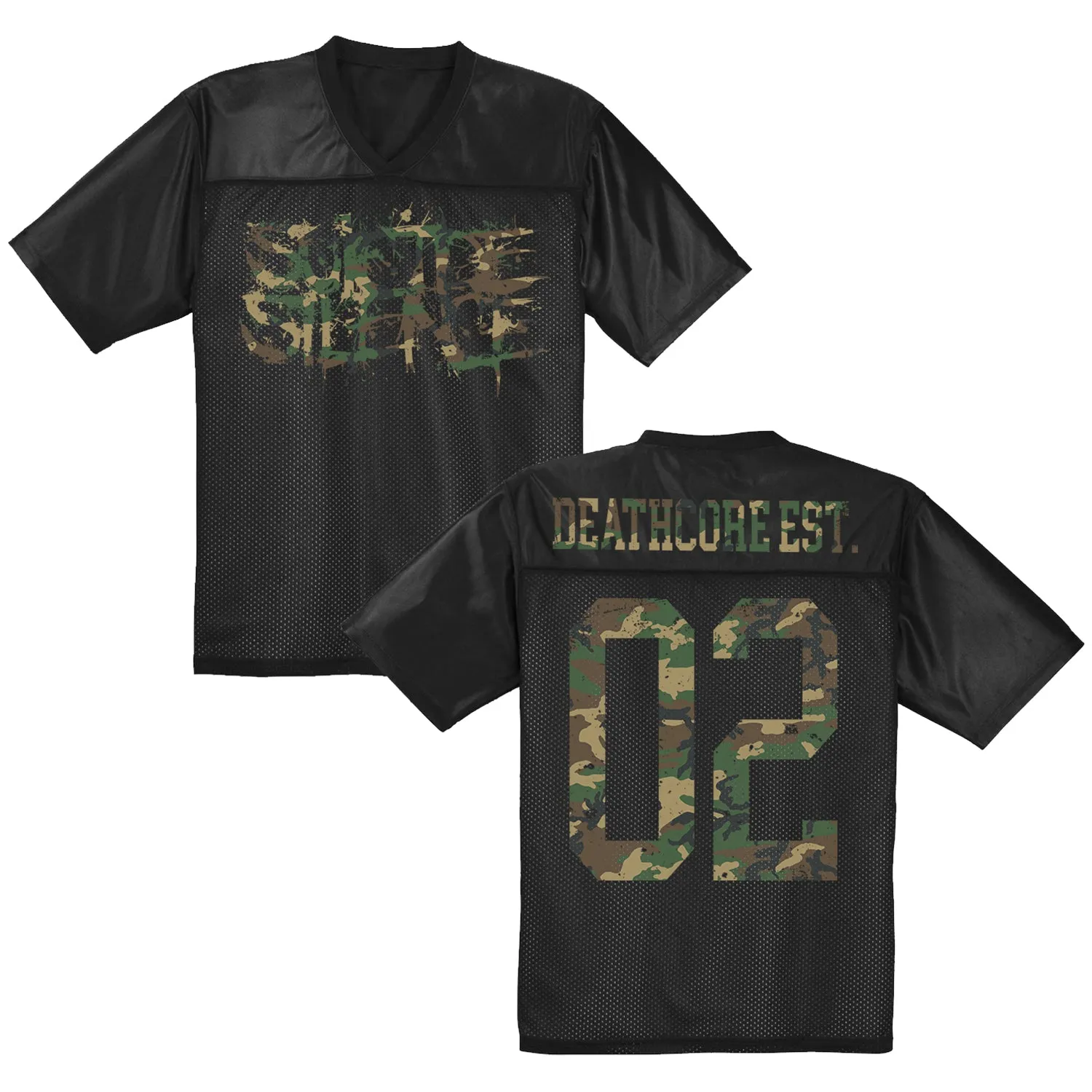 Camo Logo Football Jersey (Black)