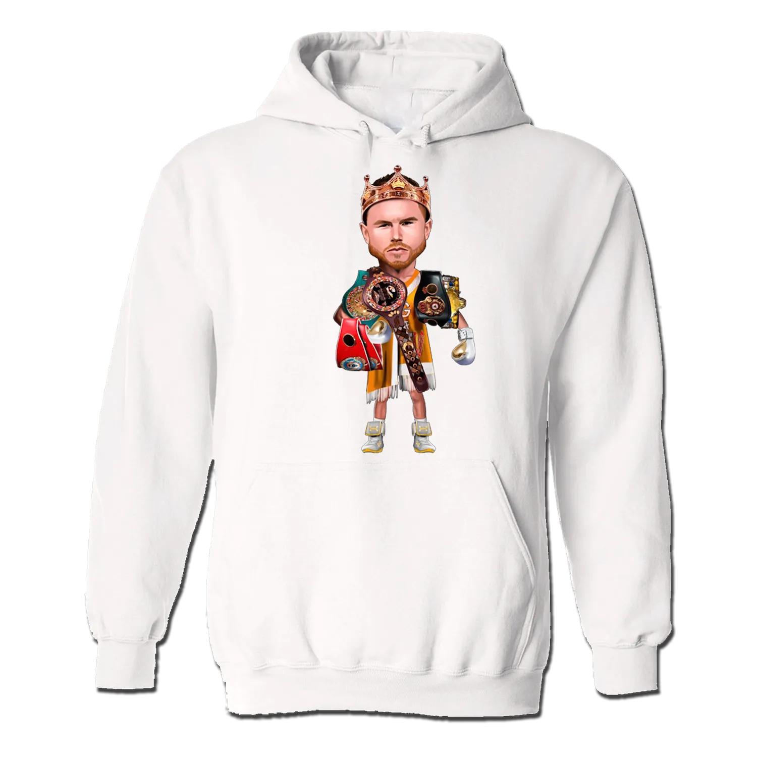 Canelo White Hoodie