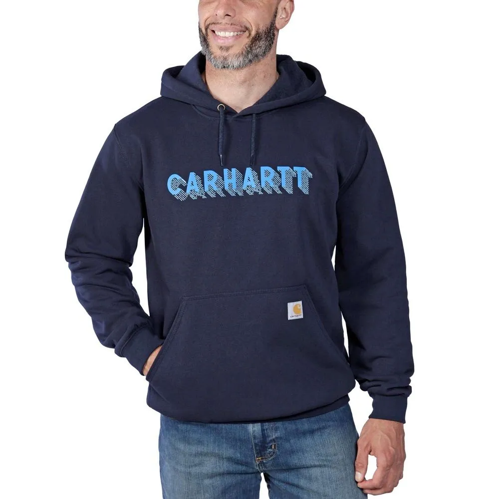 Carhartt Mens Midweight Logo Graphic Sweatshirt Hoodie