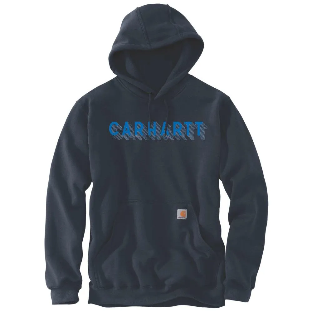 Carhartt Mens Midweight Logo Graphic Sweatshirt Hoodie