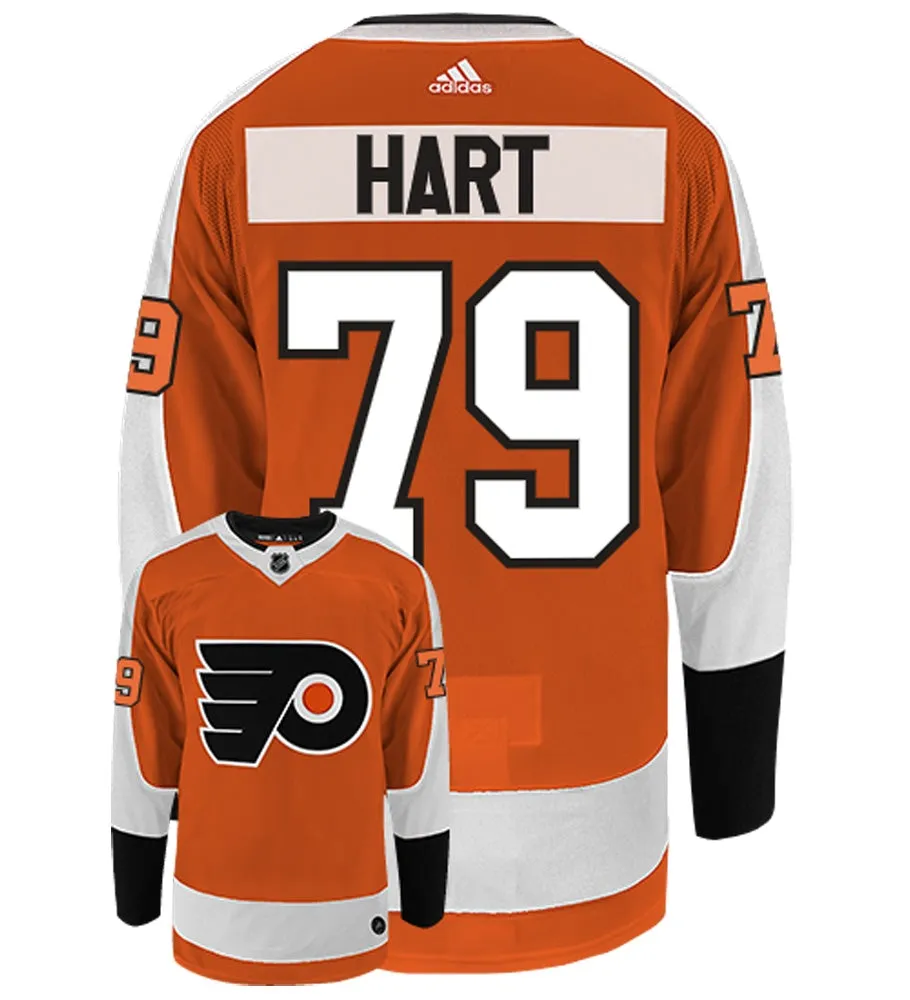 Carter Hart Philadelphia Flyers Adidas Authentic Home NHL Hockey Jersey     