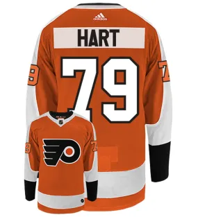 Carter Hart Philadelphia Flyers Adidas Authentic Home NHL Hockey Jersey     