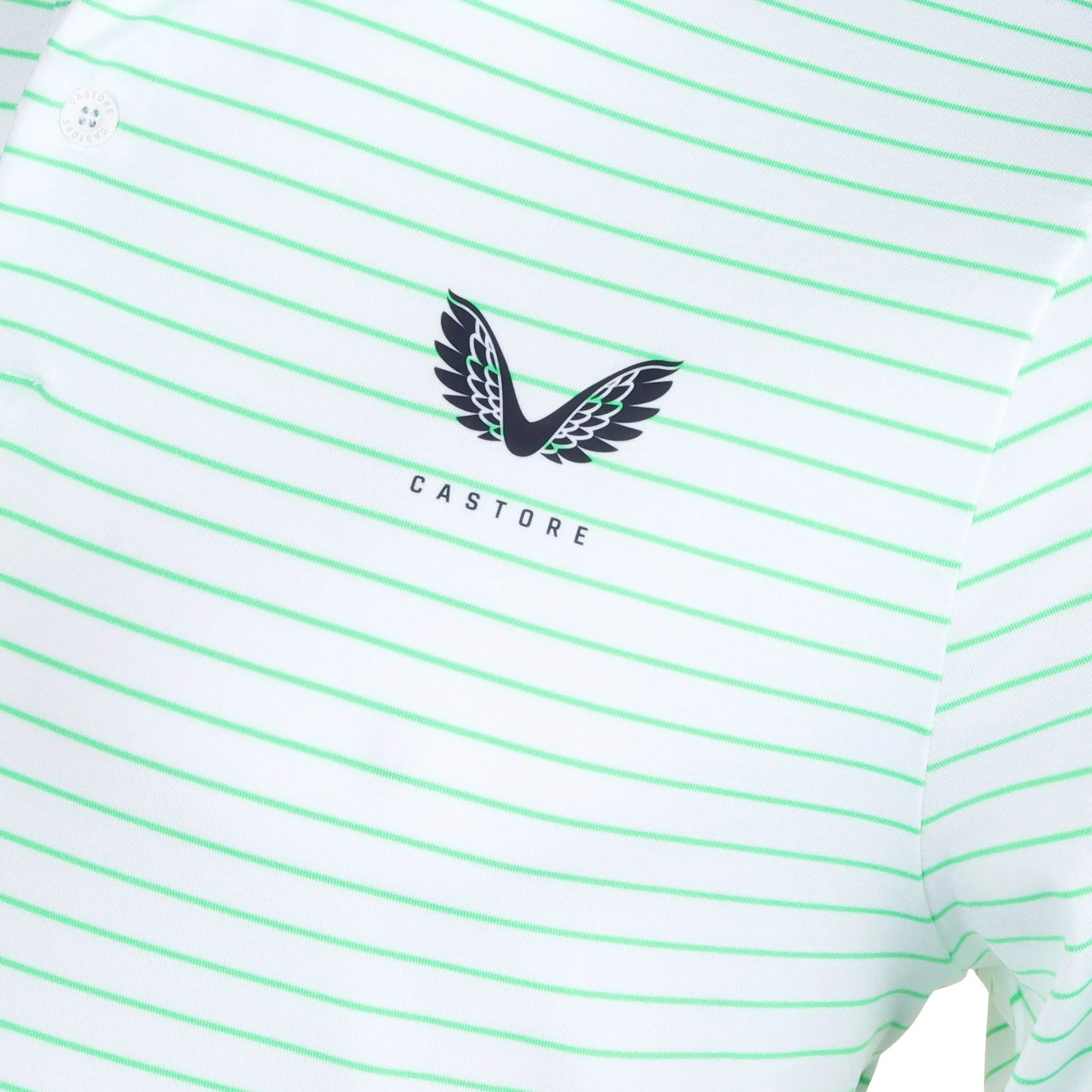 Castore Golf Yarn Dye Stripe Polo Shirt SS24