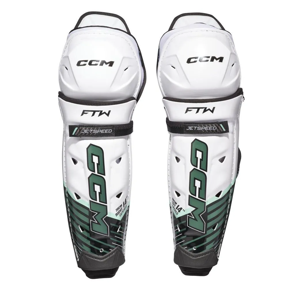 CCM JETSPEED FTW SENIOR WOMEN'S HOCKEY SHIN PADS