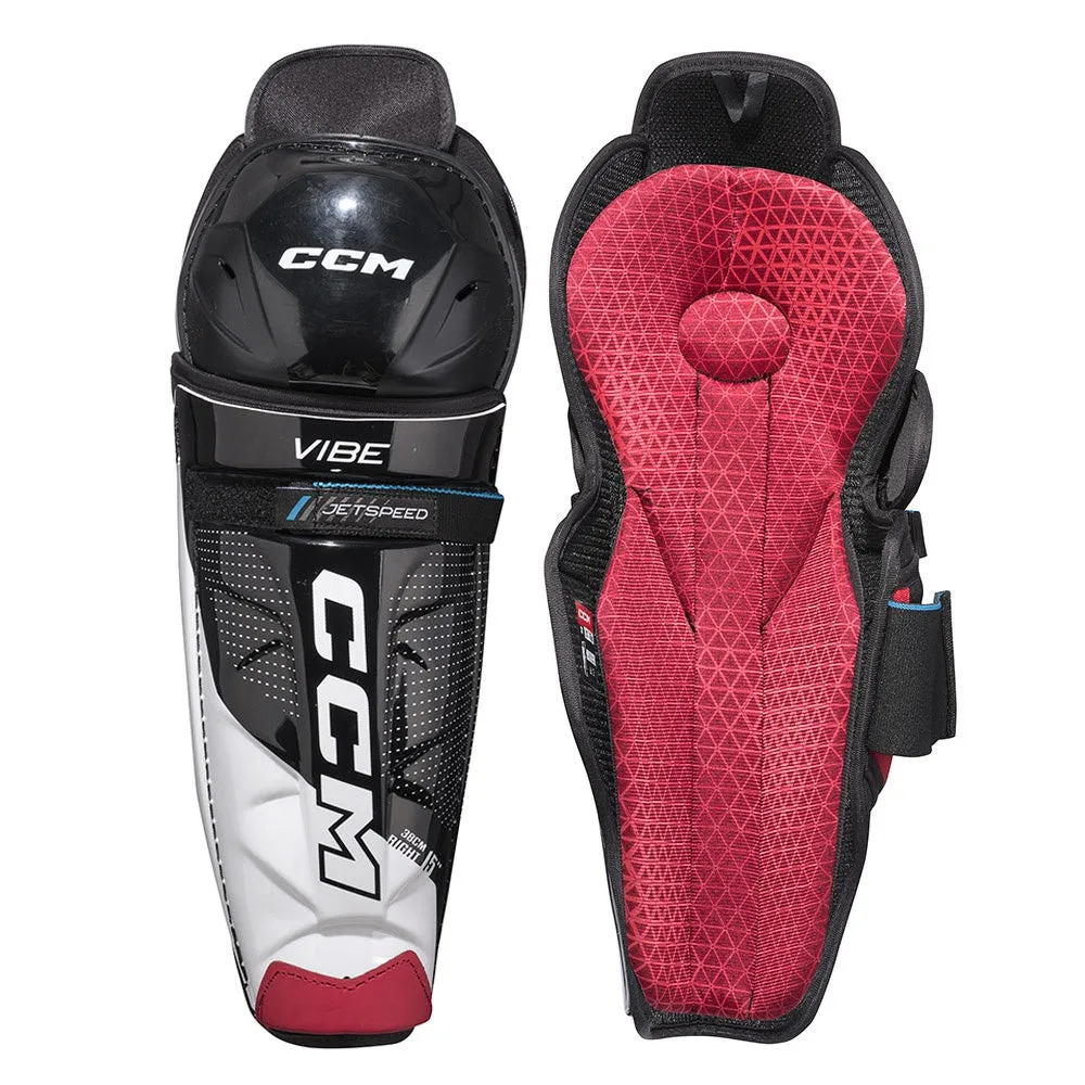 CCM Jetspeed Vibe 2023 Senior Ice Hockey Shin Guards