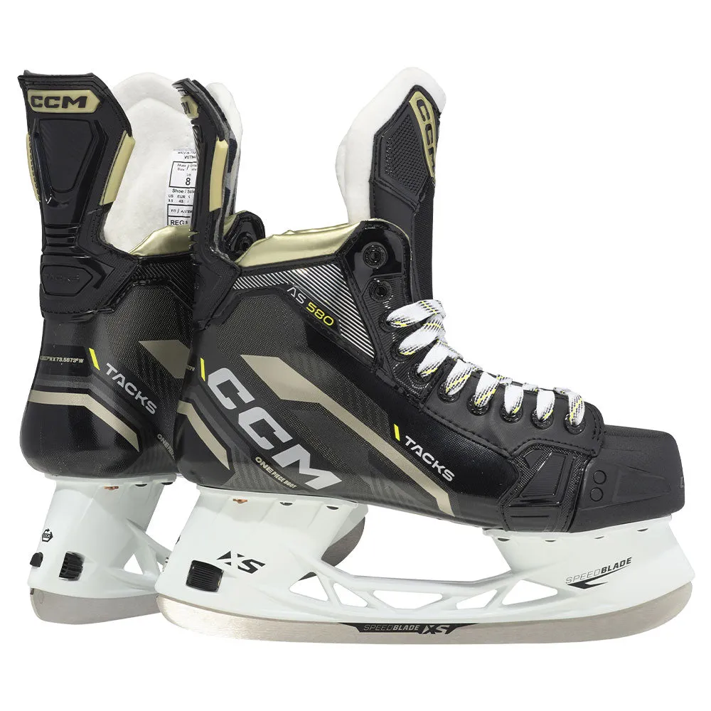 CCM TACKS AS 580 INTERMEDIATE HOCKEY SKATES