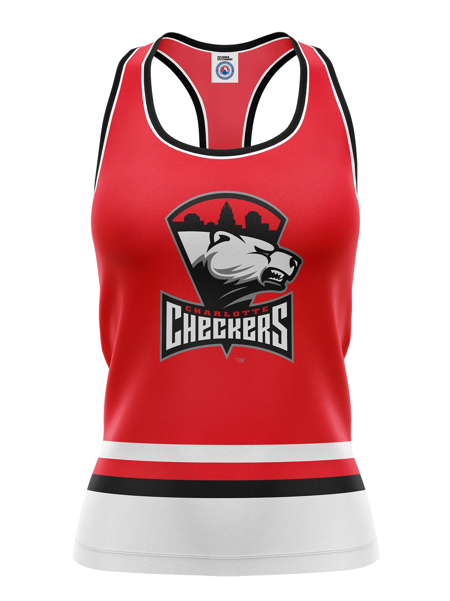 Charlotte Checkers Women's Racerback Hockey Tank