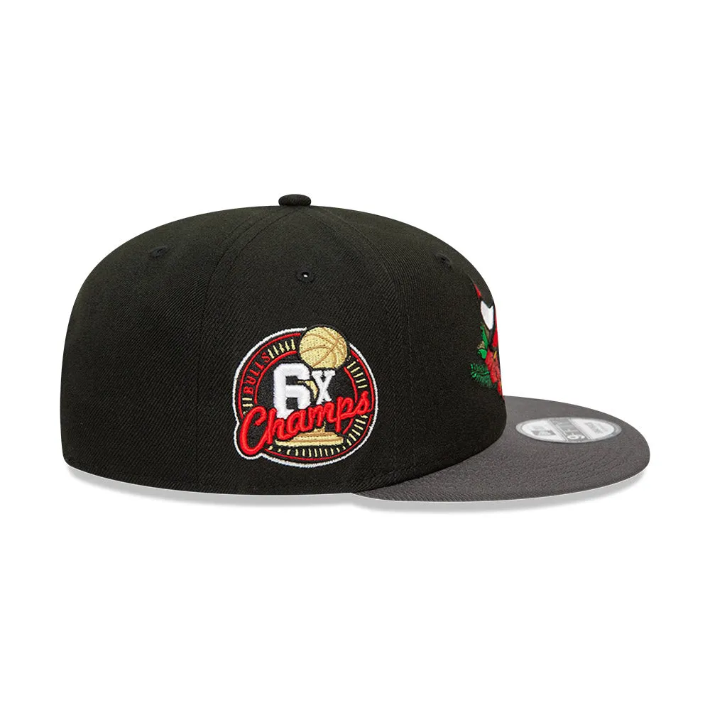 Chicago Bulls NBA Basketball Floral 9FIFTY Snapback