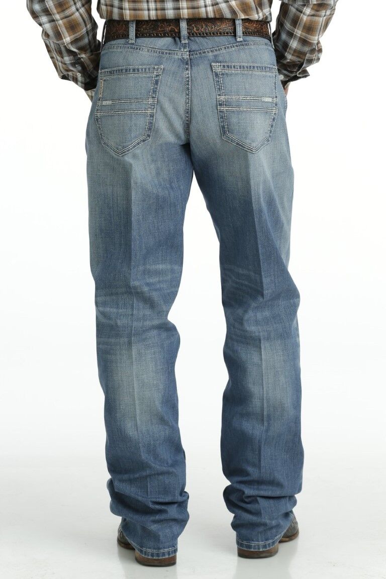 Cinch Men's Sawyer Loose Fit Jeans in Medium Stonewash