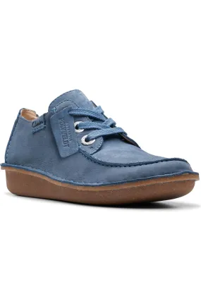 Clarks Funny Dream in Blue Nubuck