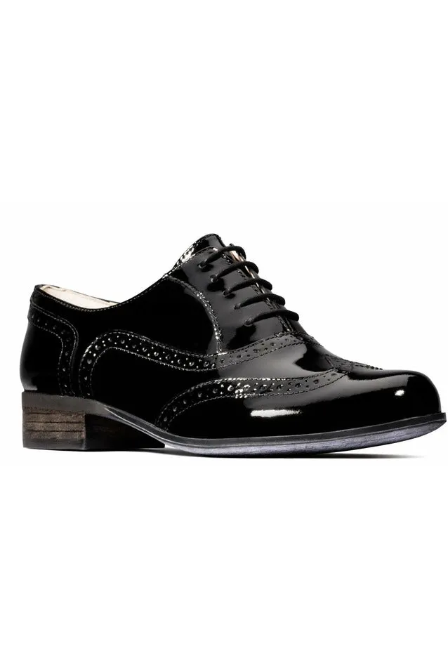 Clarks Hamble Oak in Black Patent leather