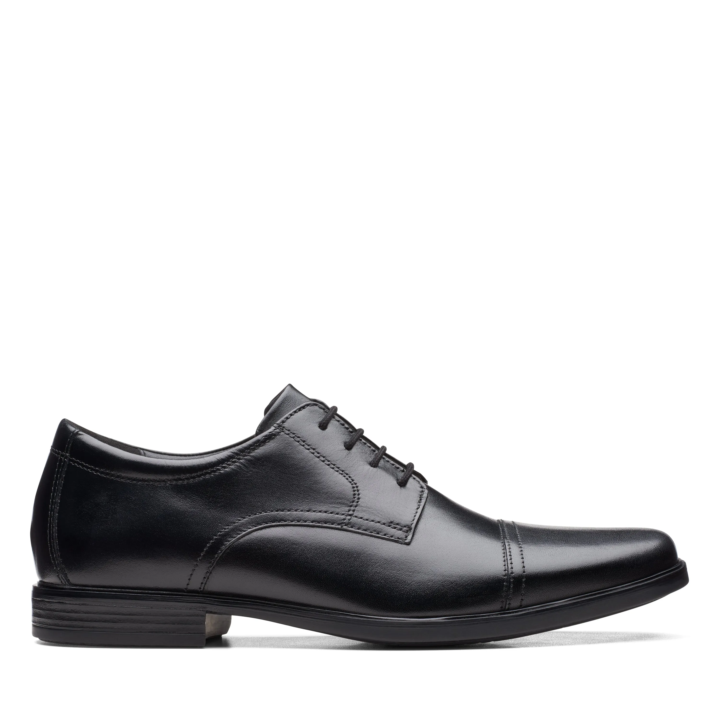 Clarks Howard Cap Formal Shoe - Wide Fit