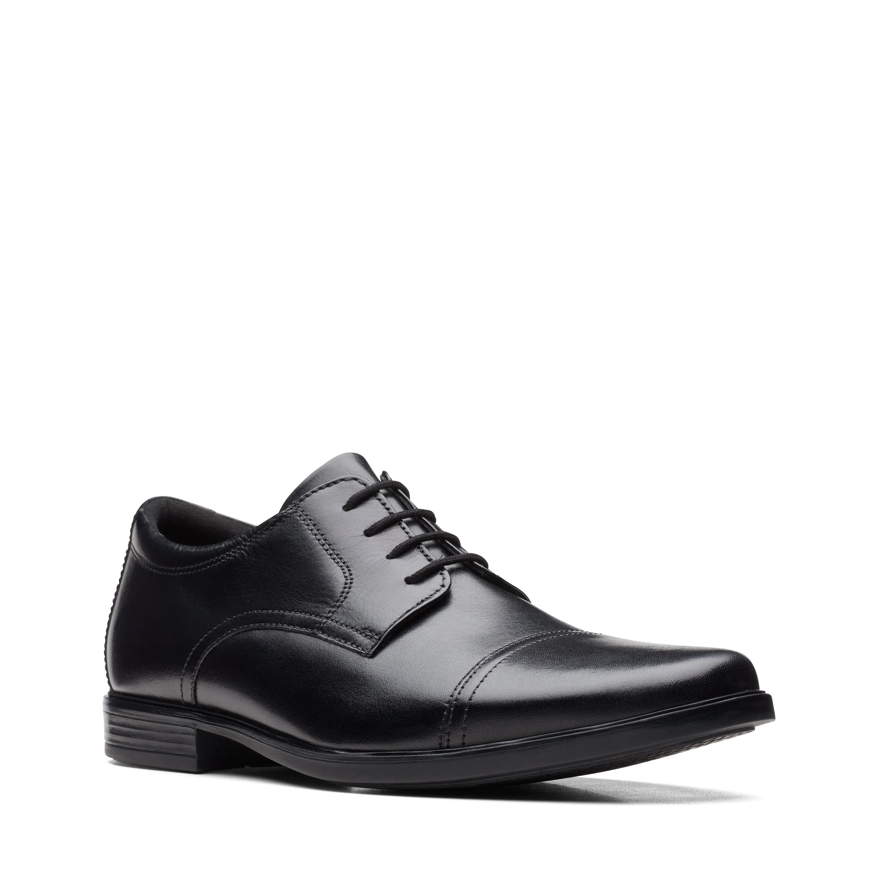 Clarks Howard Cap Formal Shoe - Wide Fit