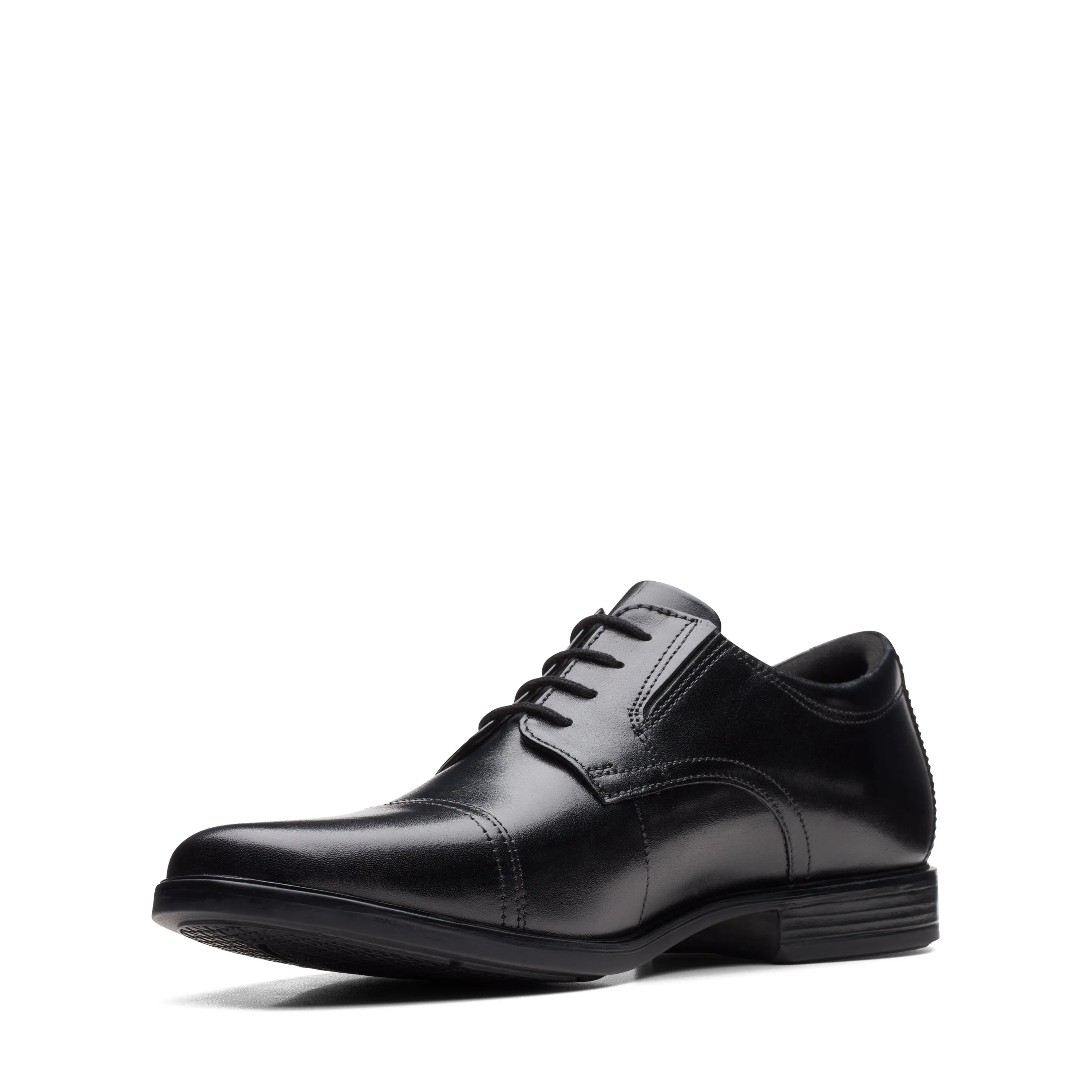 Clarks Howard Cap Formal Shoe - Wide Fit