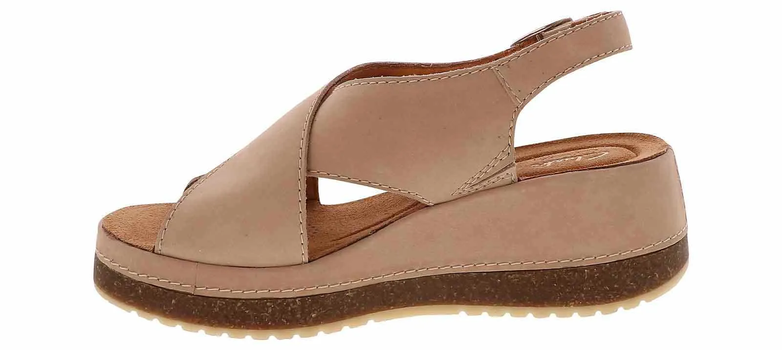 Clarks Kassanda Step Sand Cross Women's Wedge Sandal