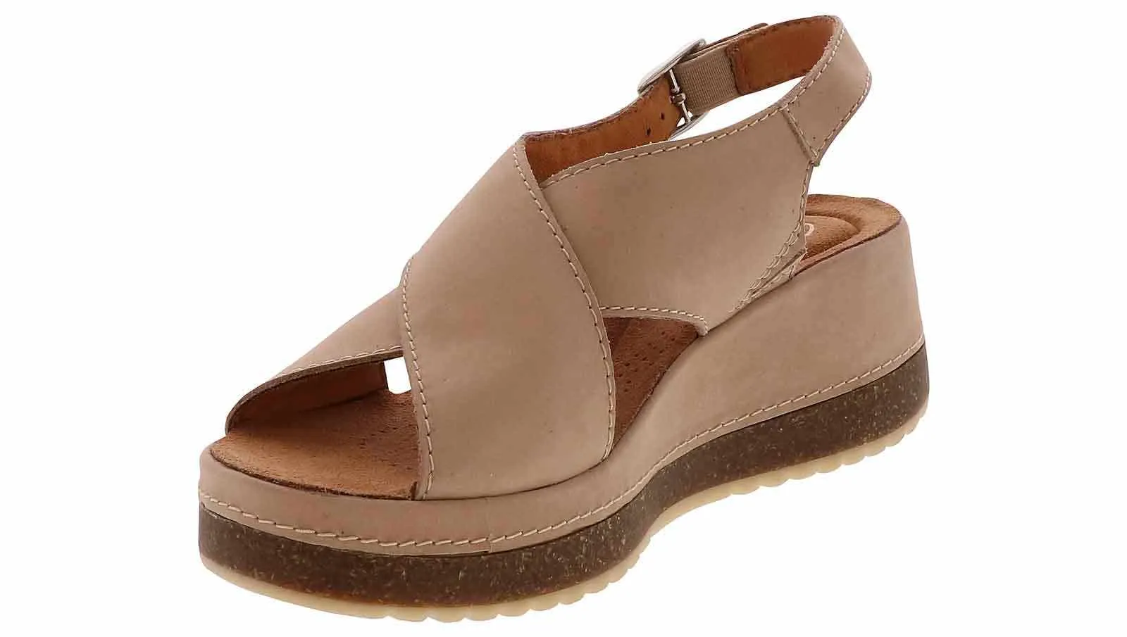 Clarks Kassanda Step Sand Cross Women's Wedge Sandal