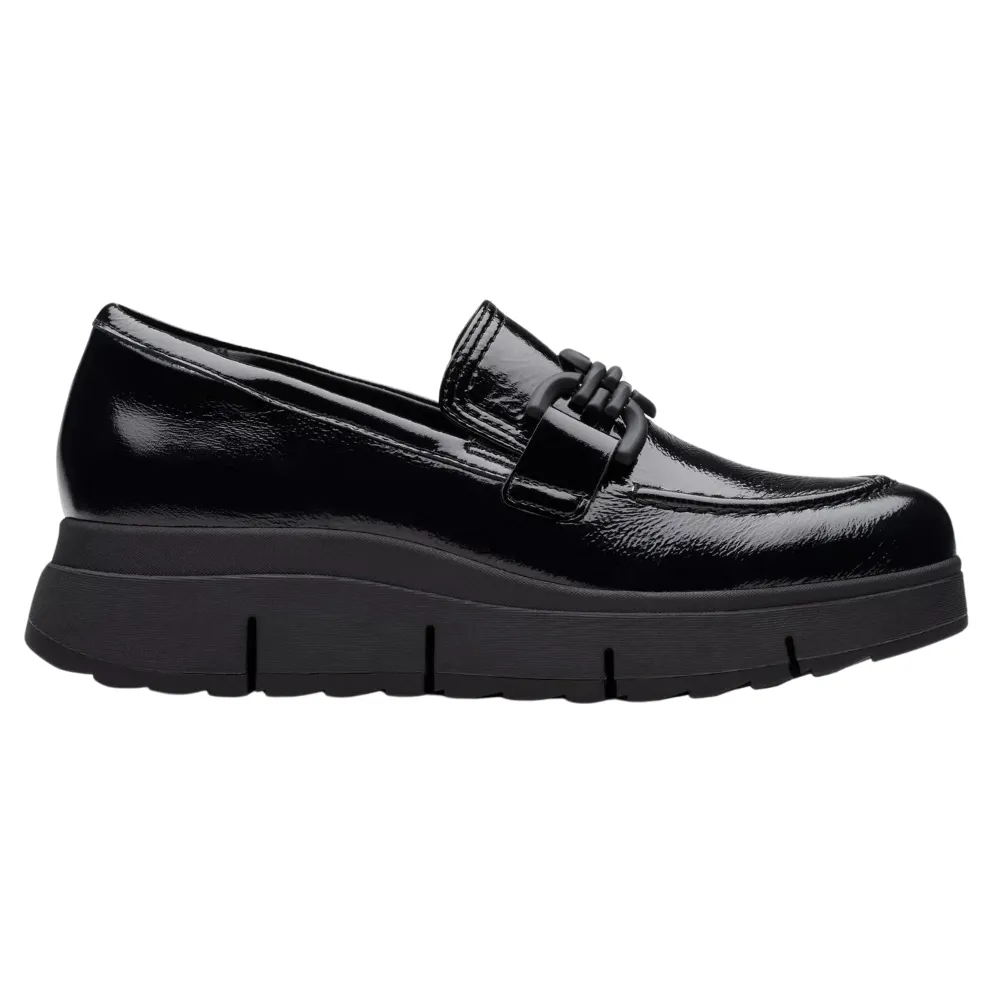 Clarks Loriini Izzy Black Patent Slip-On (Women's)