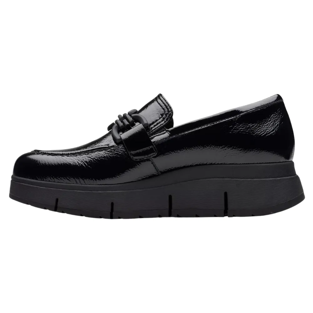 Clarks Loriini Izzy Black Patent Slip-On (Women's)