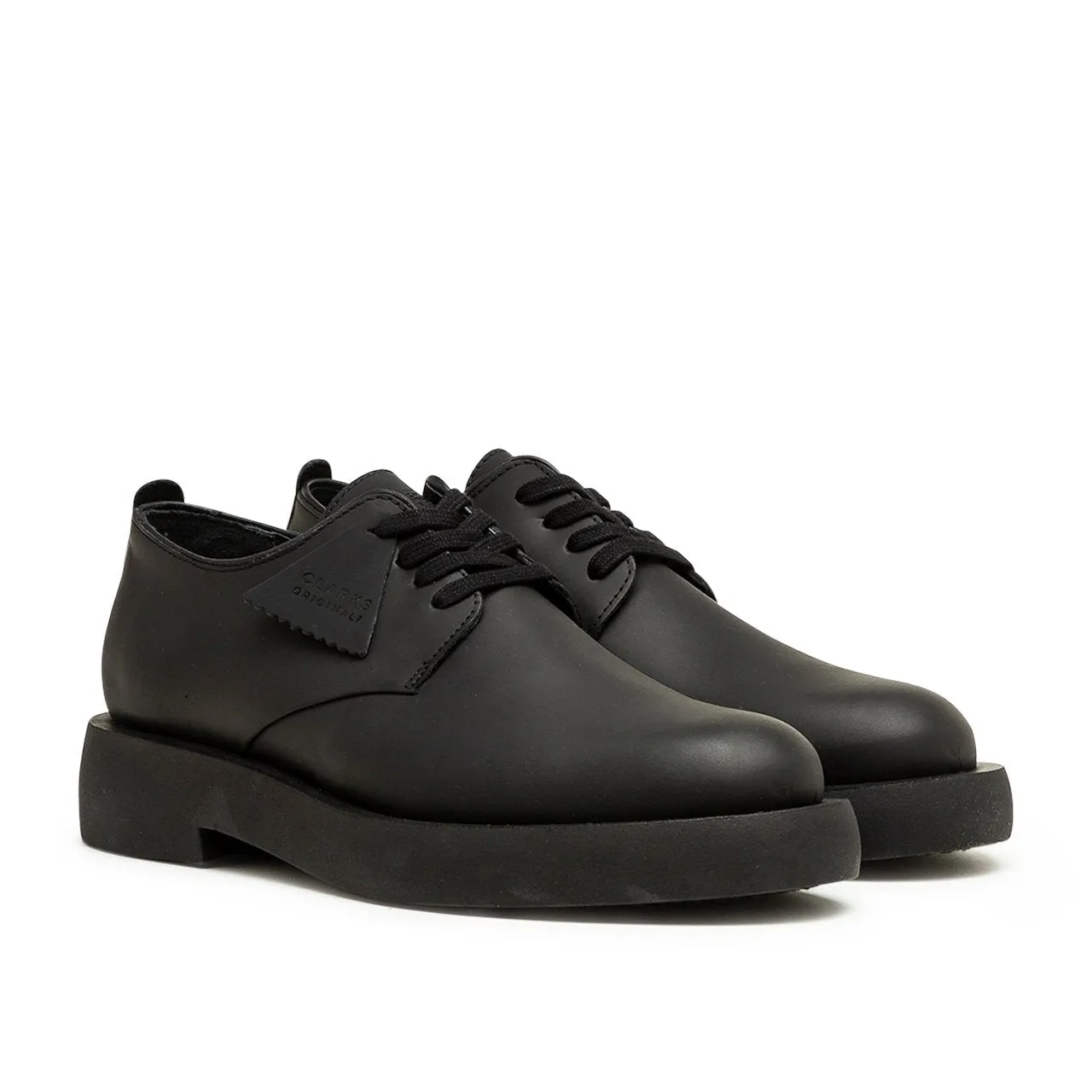 clarks mileno london smooth leather (black)