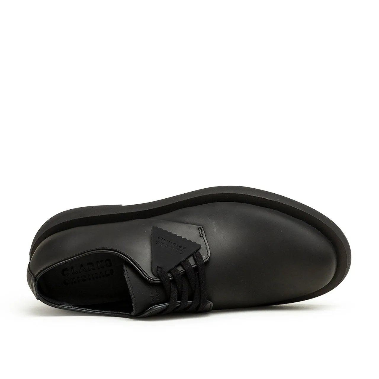 clarks mileno london smooth leather (black)