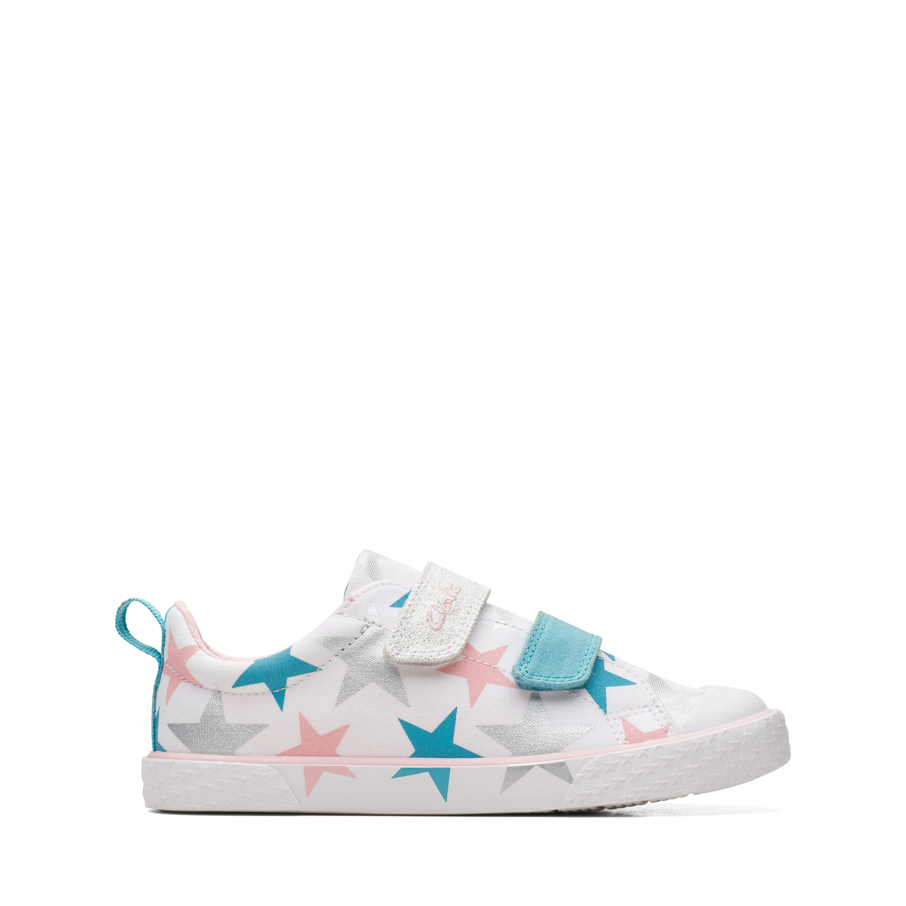 Clarks Star Print Canvas Shoe