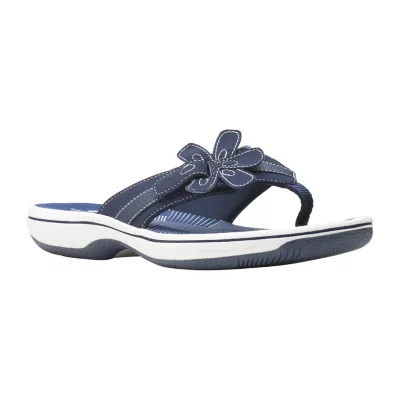 Clarks Womens Cloudsteppers Brinkley Flora Flip-Flops