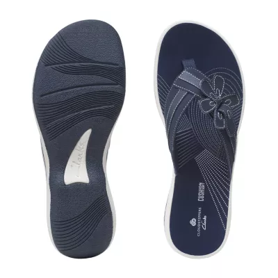 Clarks Womens Cloudsteppers Brinkley Flora Flip-Flops