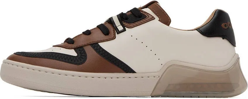 Coach 1941 Beige & Brown Citysole Court Sneakers