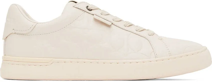 Coach 1941 Off-White Lowline Signature Sneakers