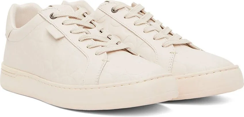 Coach 1941 Off-White Lowline Signature Sneakers